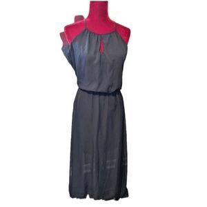 Xhilaration Black Flowy Maxi Dress Size Small